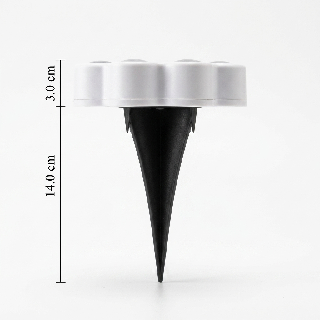 Modern Paw Shape Solar LED Floor Light 1-Light Lasson Living
