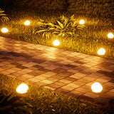 Modern Pebble Solar LED Ground Light 1-Light