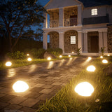 Modern Pebble Solar LED Ground Light 1-Light