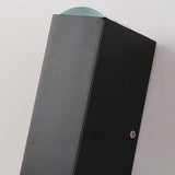 Modern Rectangular LED Wall Sconce Lamp 2-Light Lasson Living