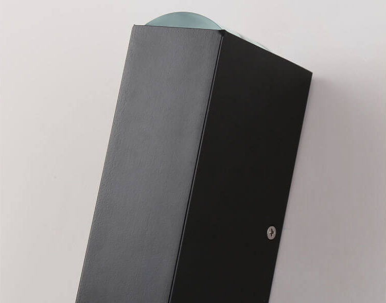 Modern Rectangular LED Wall Sconce Lamp 2-Light Lasson Living