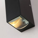 Modern Rectangular LED Wall Sconce Lamp 2-Light Lasson Living