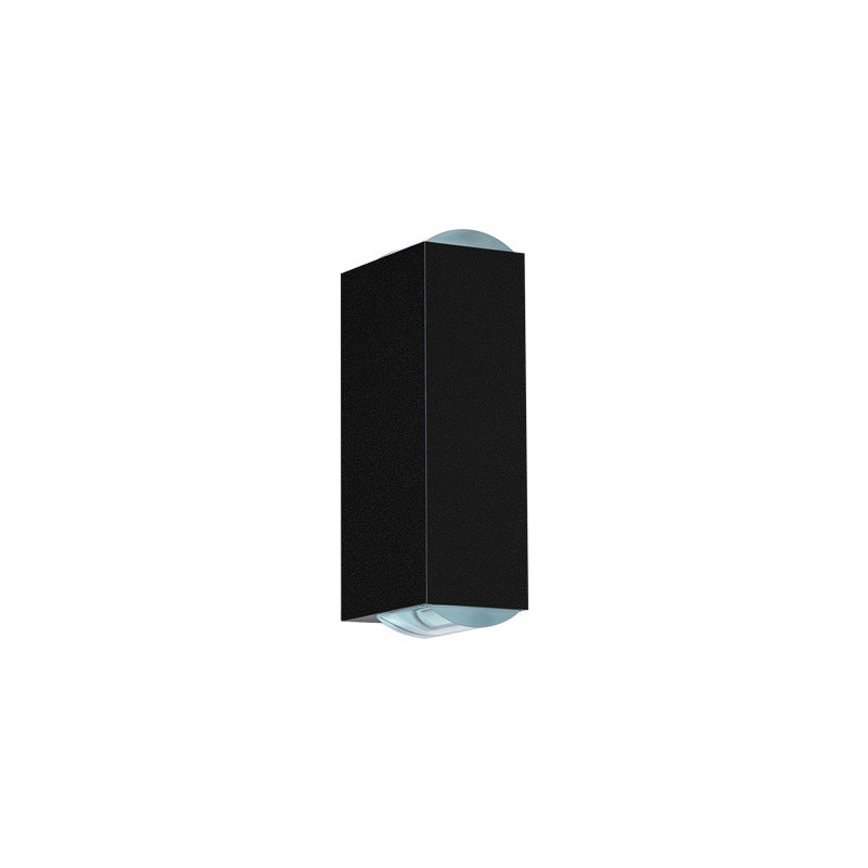 Modern Rectangular LED Wall Sconce Lamp 2-Light Lasson Living