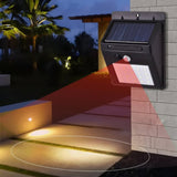 Modern Rectangular Motion Solar LED Wall Light 1-Light