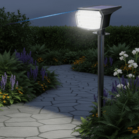 Modern Rectangular Solar LED Floodlight 1-Light
