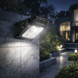 Modern Rectangular Solar LED Motion Sensor Wall Light 1-Light