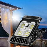 Modern Rectangular Solar LED Motion Sensor Wall Light 1-Light