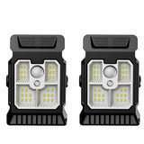 Modern Rectangular Solar LED Motion Sensor Wall Light 1-Light