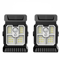 Modern Rectangular Solar LED Motion Sensor Wall Light 1-Light