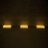 Modern Rectangular Solar LED Outdoor Brick Light 1-Light