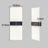 Modern Rectangular Solar LED Sconce 1-Light