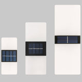 Modern Rectangular Solar LED Sconce 1-Light