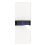 Modern Rectangular Solar LED Sconce 1-Light