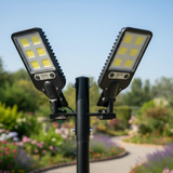 Modern Rectangular Solar LED Spotlight 2-Light