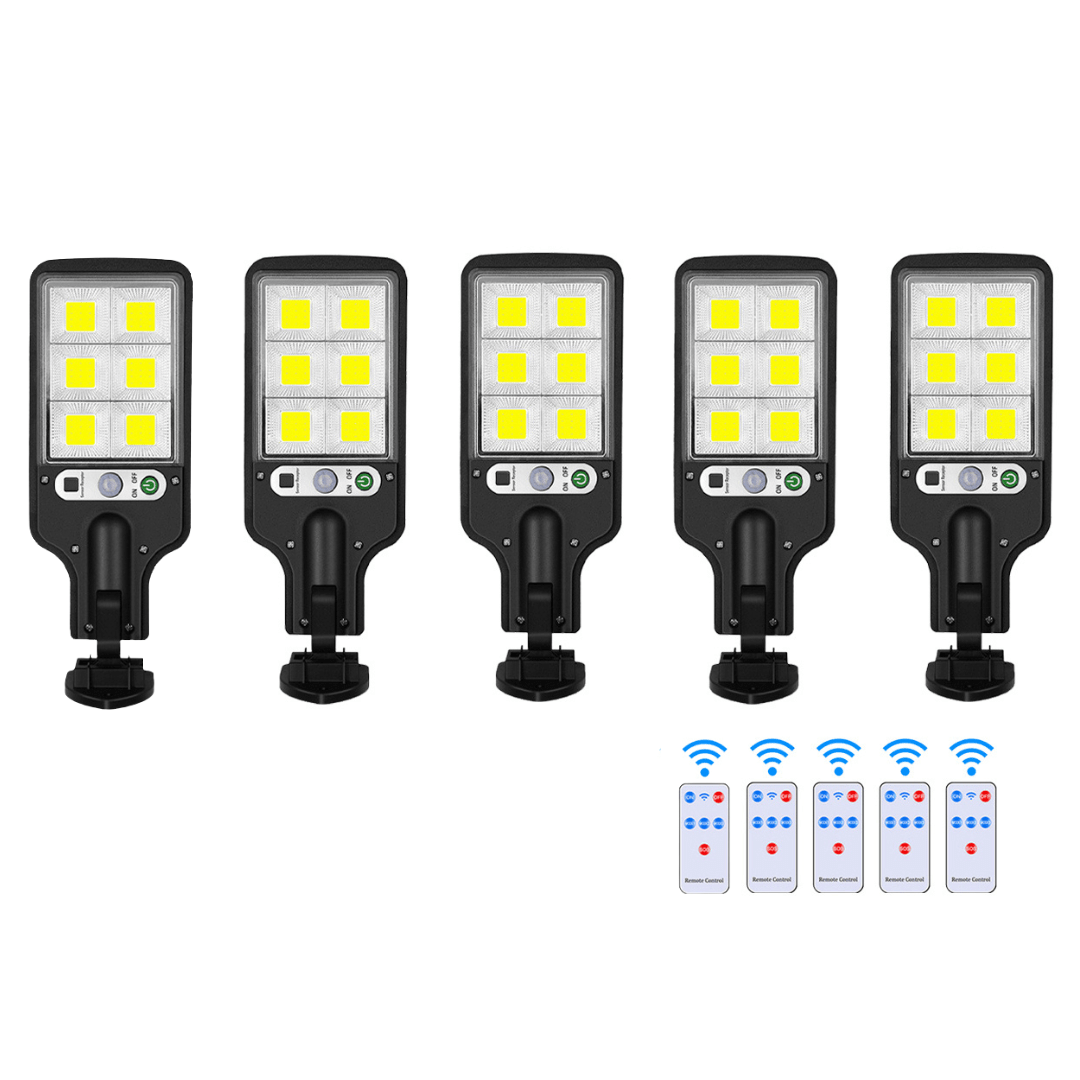 Modern Rectangular Solar LED Spotlight 2-Light