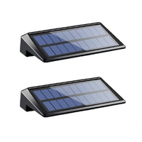 Modern Rectangular Solar LED Wall Light 1-Light