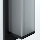 Modern Rectangular Solar LED Wall Sconce 1-Light