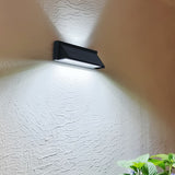 Modern Rectangular Solar Wall LED Sconce 1-Light