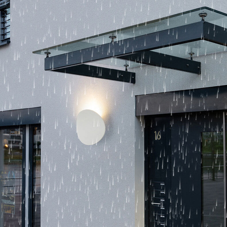 Modern Round LED Wall Sconce Lamp 1-Light Lasson Living