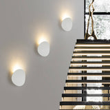 Modern Round LED Wall Sconce Lamp 1-Light Lasson Living