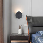 Modern Round LED Wall Sconce Lamp 1-Light Lasson Living