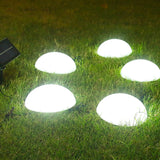 Modern Round Solar LED Garden Light 5-Light