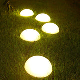 Modern Round Solar LED Garden Light 5-Light