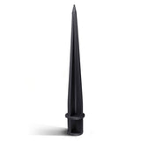 Modern Round Solar LED Garden Stake Light 1-Light