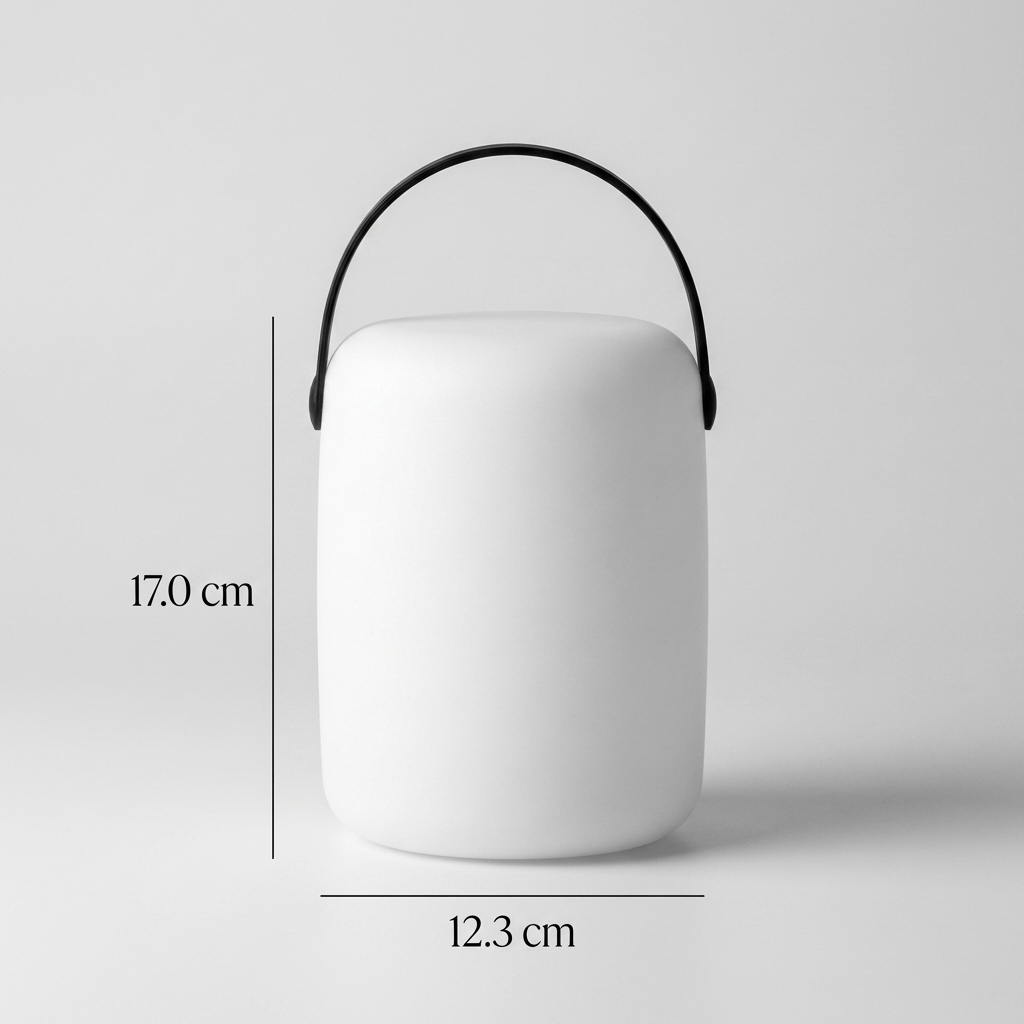 Modern Rounded LED Table Lamp | 1-Light Lasson Living