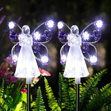 Modern Solar Angel LED Garden Stake Light 1-Light