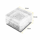 Modern Square Solar Glass LED Ground Light 1-Light