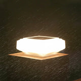 Modern Square Solar LED Floor Light 1-Light
