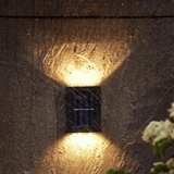 Modern Square Solar LED Step Wall Light 1-Light