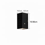 Modern Square Solar LED Wall Light 1-Light