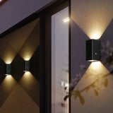 Modern Square Solar LED Wall Light 1-Light
