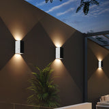 Modern Square Solar LED Wall Light 1-Light