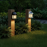 Modern Square Solar LED Wall Sconce 1-Light