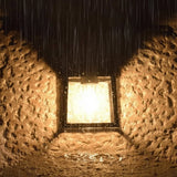 Modern Square Solar LED Wall Sconce 1-Light