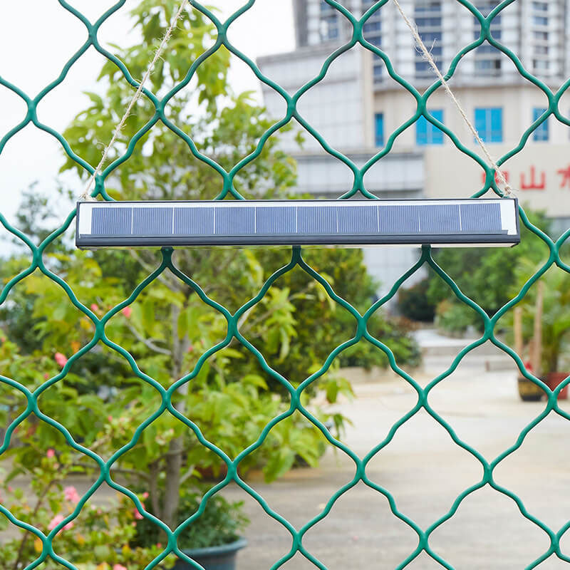 Modern Strip Solar LED Outdoor Wall Light 1-Light Lasson Living
