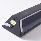 Modern Strip Solar LED Outdoor Wall Light 1-Light