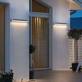 Modern Strip Solar LED Outdoor Wall Light 1-Light