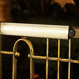 Modern Strip Solar LED Outdoor Wall Light 1-Light Lasson Living