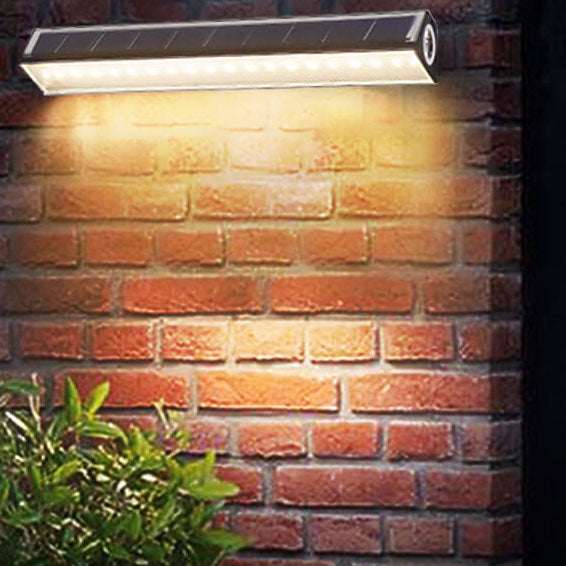 Modern Strip Solar LED Outdoor Wall Light 1-Light Lasson Living