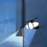 Modern Trapezoid Solar LED Wall Sconce 1-Light