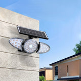 Modern Trapezoid Solar LED Wall Sconce 1-Light