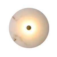 Modern Marble Round LED 1-Light Wall Light