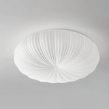 Modern LED Flush Mount Ceiling Light Fixture, Dimmable Warm & Cool White Options for Stylish Home Interiors