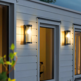 Modern LED Outdoor Wall Light, Waterproof IP65 Garden Wall Lantern, Energy-Efficient Exterior Wall Lights