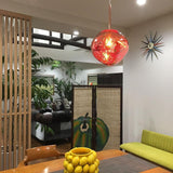 Modern Lava Glass Dome Pendant Light 1-Light