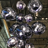 Modern Lava Glass Dome Pendant Light 1-Light